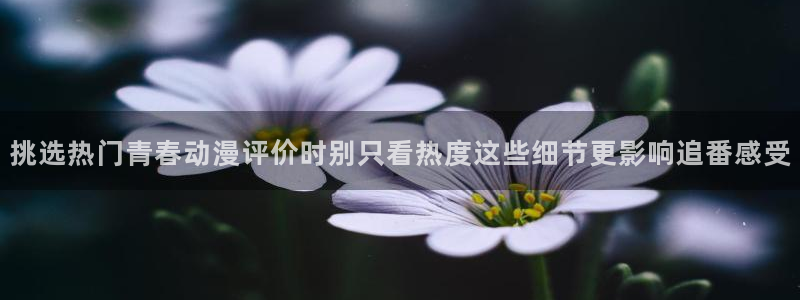 趣蛙漫:挑选热门青春动漫评价时别只看热度这些细节更影响追番感受配图