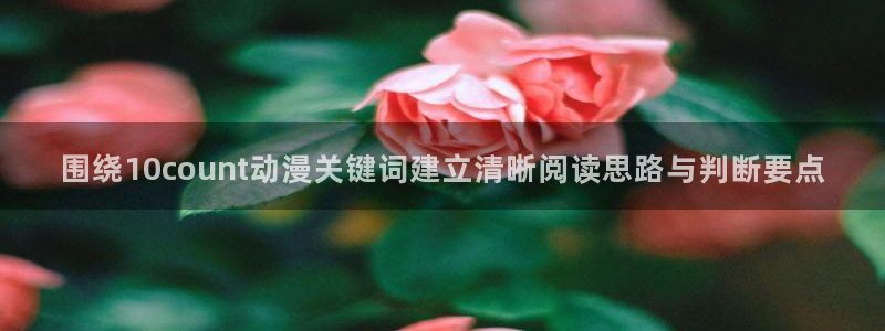 漫街蛙：围绕10count动漫关键词建立清晰阅读思路与判断要点配图